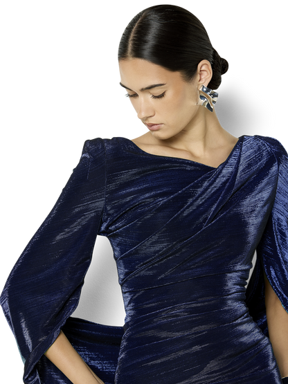 Sydney Sapphire Metallic Gown