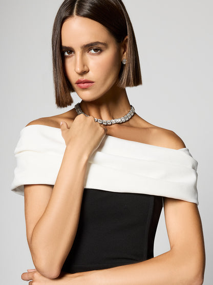 Wendi Silver Earrings & Necklace