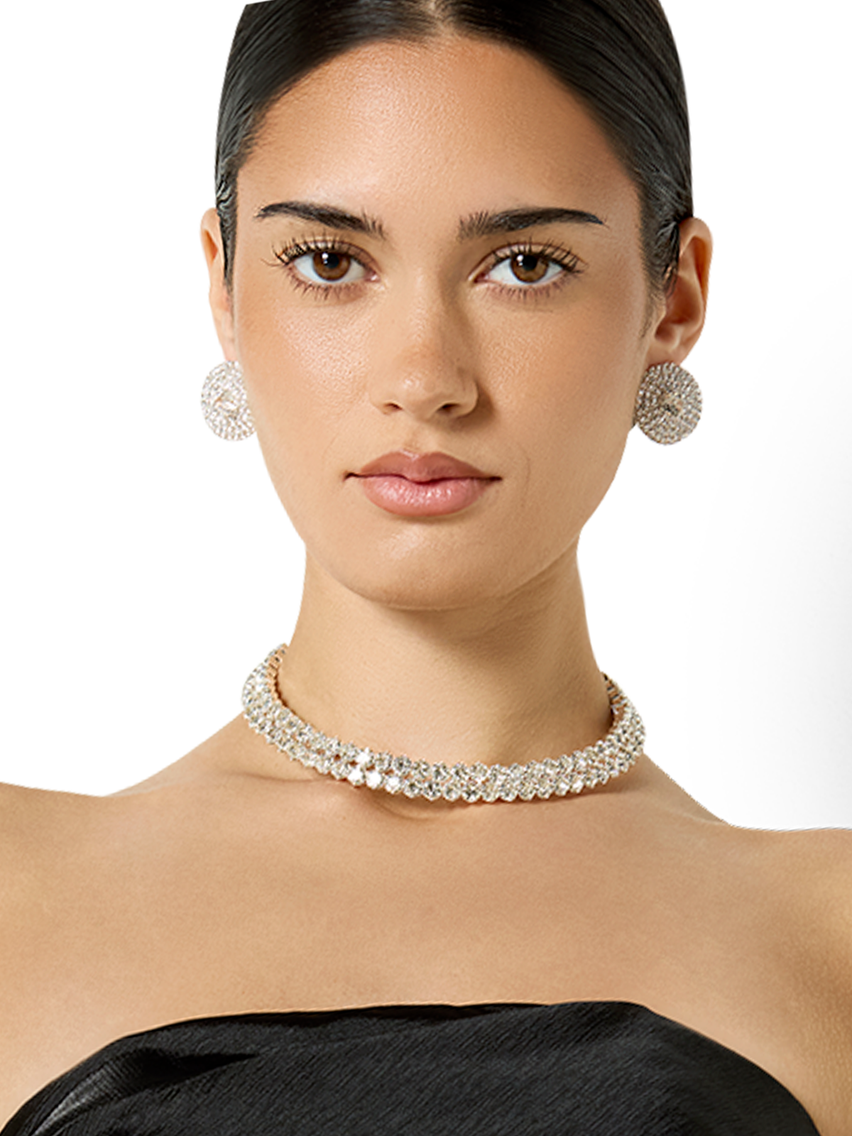 Wendi Silver Earrings & Necklace