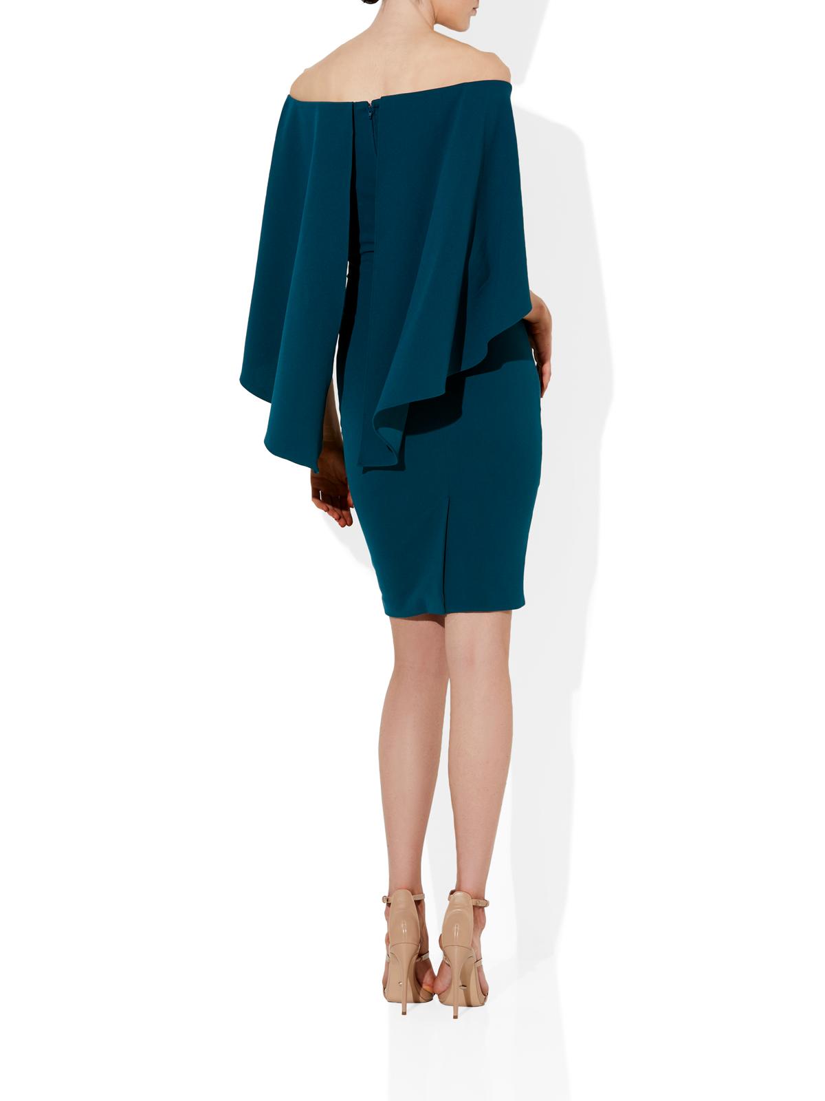Aerin Emerald Crepe Dress by Montique