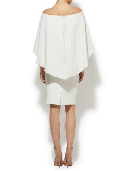 Aerin Ivory Crepe Dress by Montique