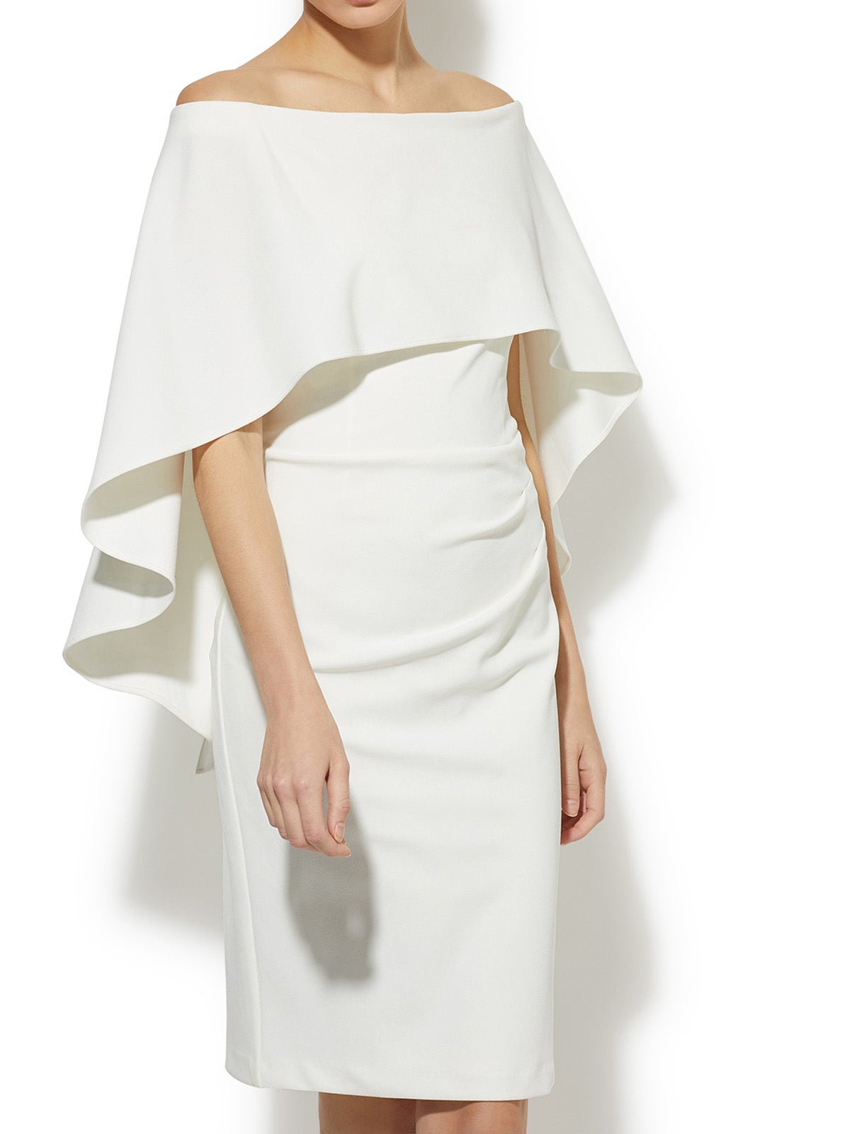 Aerin Ivory Crepe Dress by Montique