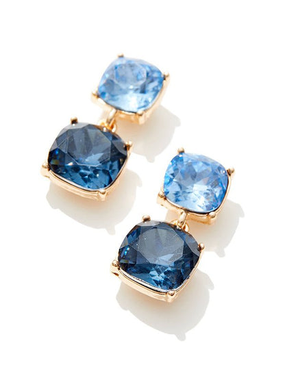 Aerini Navy Earrings by Montique