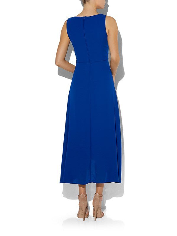 Allora Sapphire Chiffon Dress by Montique