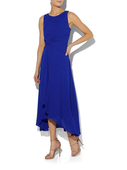 Allora Sapphire Chiffon Dress by Montique