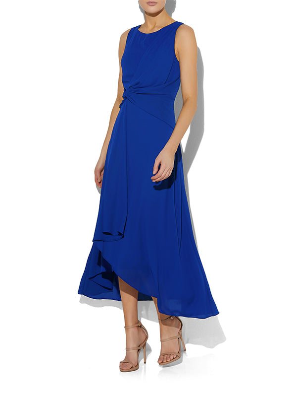 Allora Sapphire Chiffon Dress by Montique
