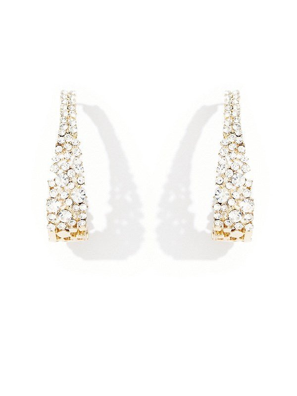 Amy Gold Earrings by Montique
