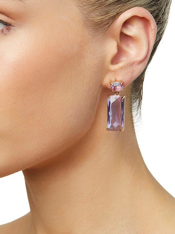 Anna Lavender Earrings by Montique