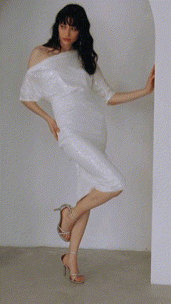 Apollo Pearl Sequin Dress by Montique
