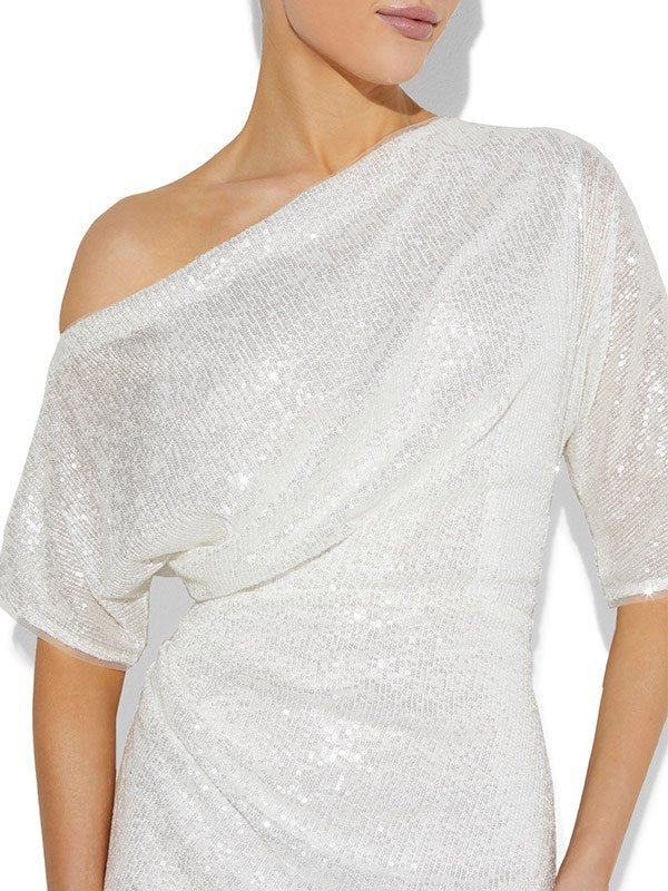 Apollo Pearl Sequin Dress by Montique