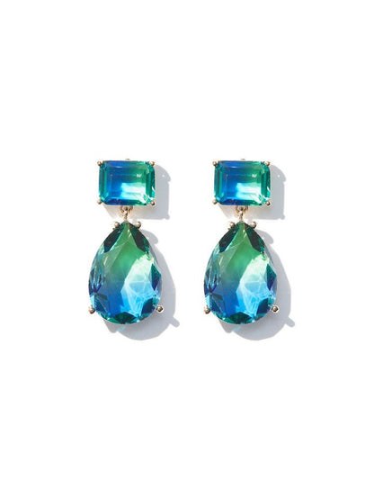 Aria Blue Earrings by Montique