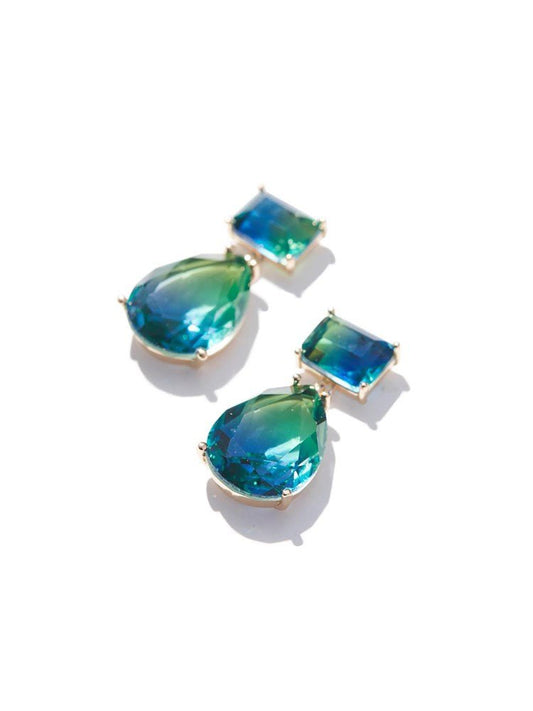 Aria Blue Earrings by Montique