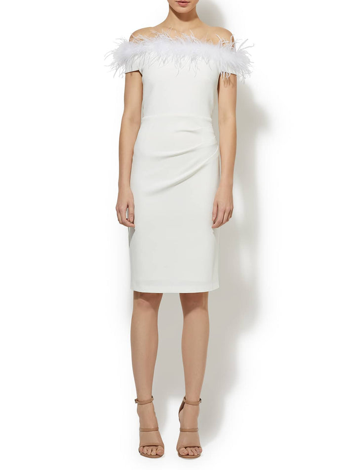 Aura Ivory Cocktail Dress – Montique