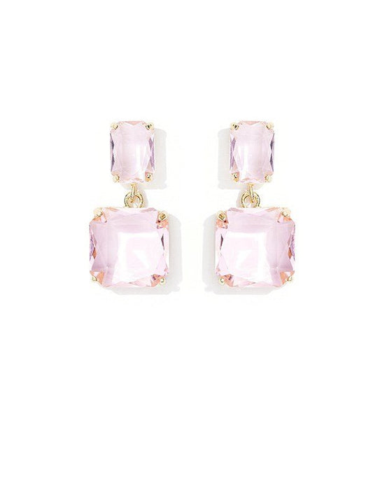 Belle Pink Earrings by Montique