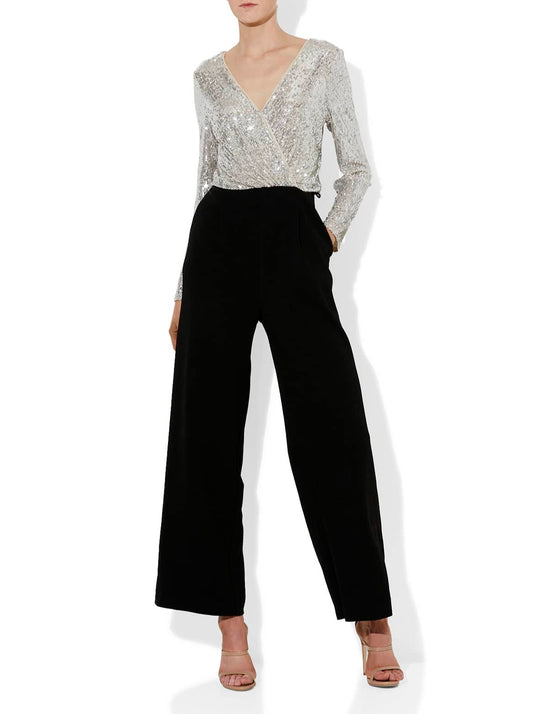 Bogart Monotone Sequin Jumpsuit by Montique