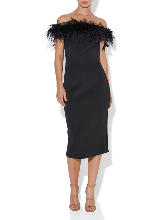 Charlie Black Cocktail Dress by Montique