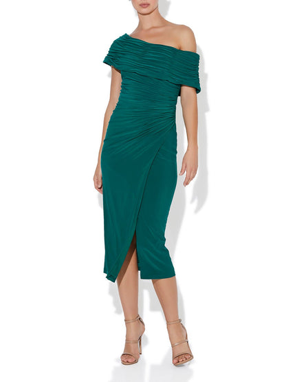 Claudia Emerald Dress by Montique