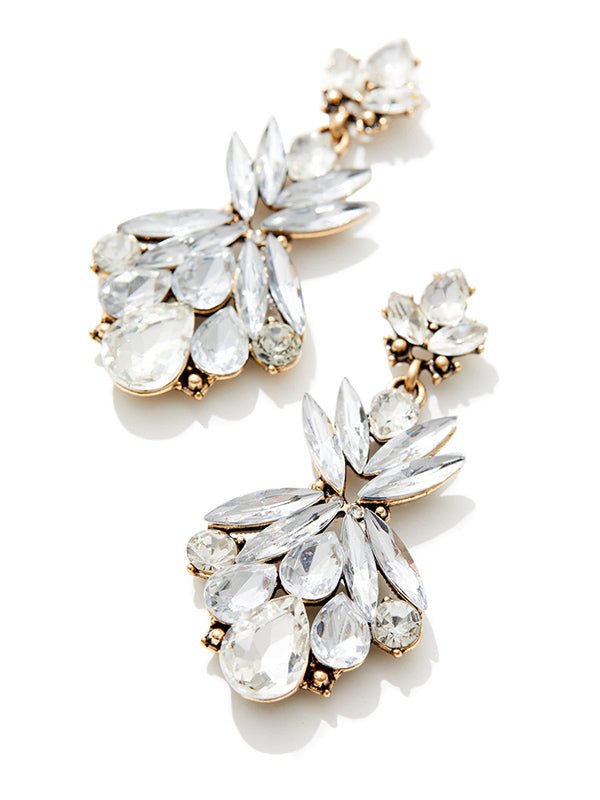 Ellery Crystal Earrings by Montique