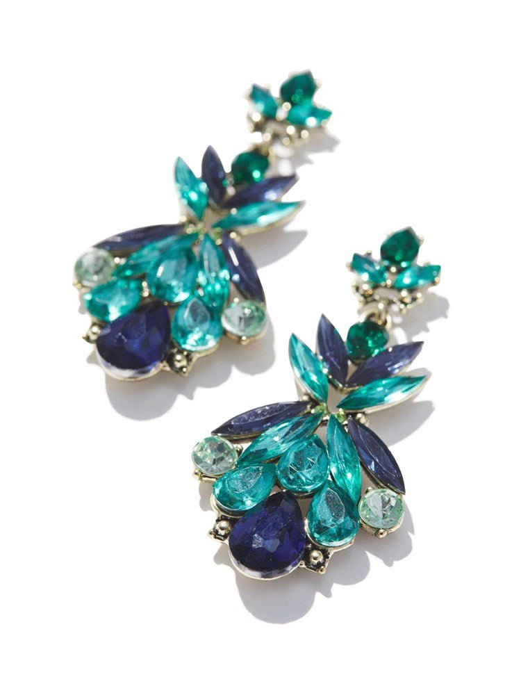 Ellery Navy Earrings by Montique