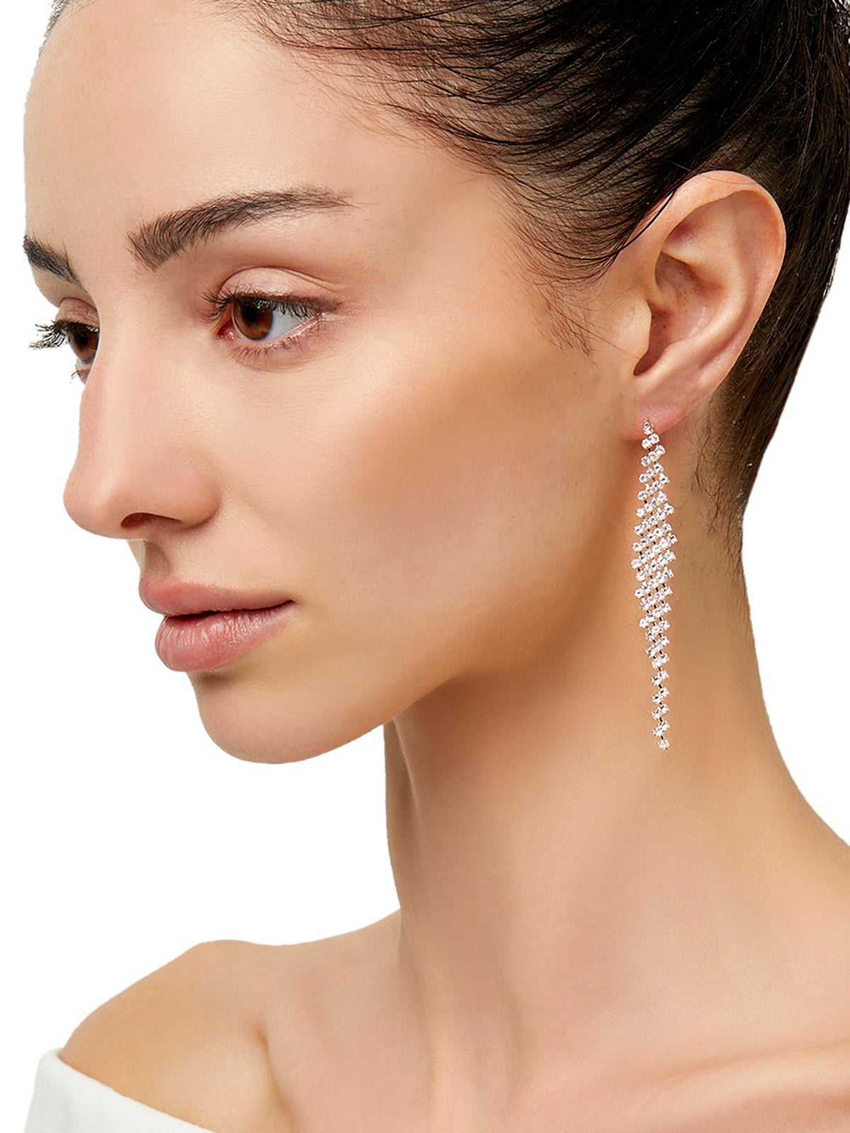 Ellis Silver Earring by Montique