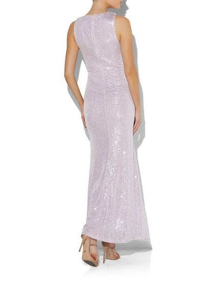 Elsa Lavender Sequin Gown by Montique