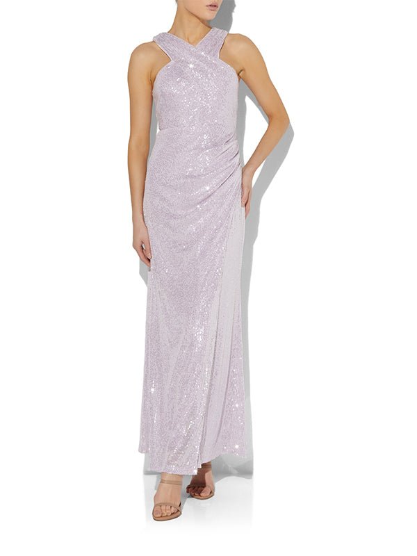 Elsa Lavender Sequin Gown by Montique