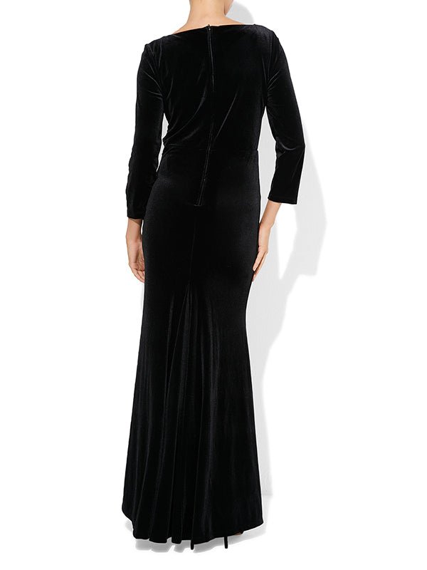 Elva Black Gown by Montique