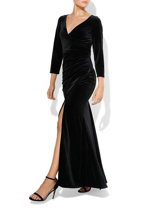 Elva Black Gown by Montique