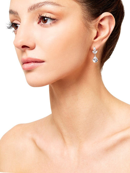 Everly Silver Earrings by Montique
