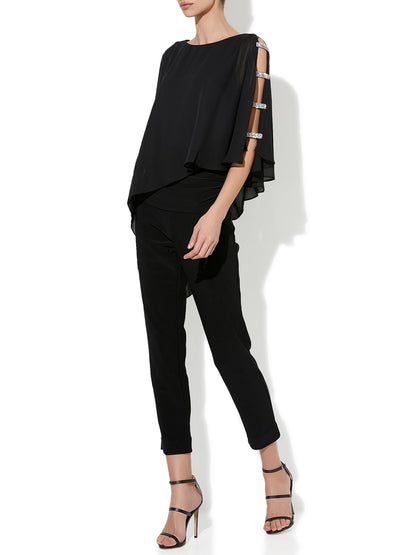 Francis Chiffon Overlay Top by Montique