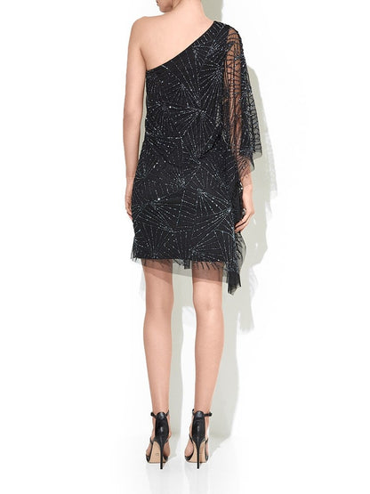 Gabriella Hand Beaded Cocktail Dress by Montique