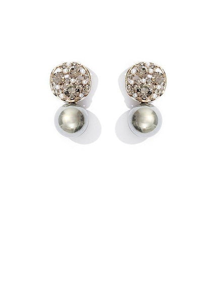 Gina Gunmetal Earrings by Montique