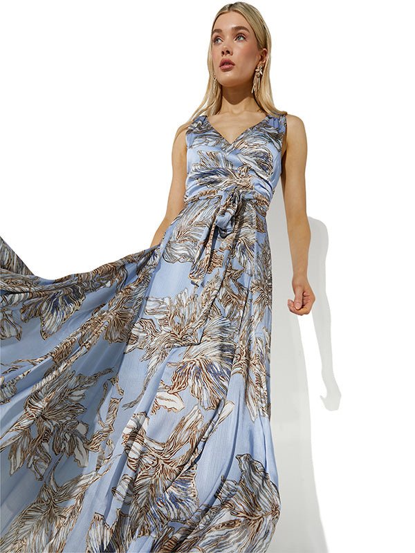 Isabelle Printed Maxi Dress by Montique