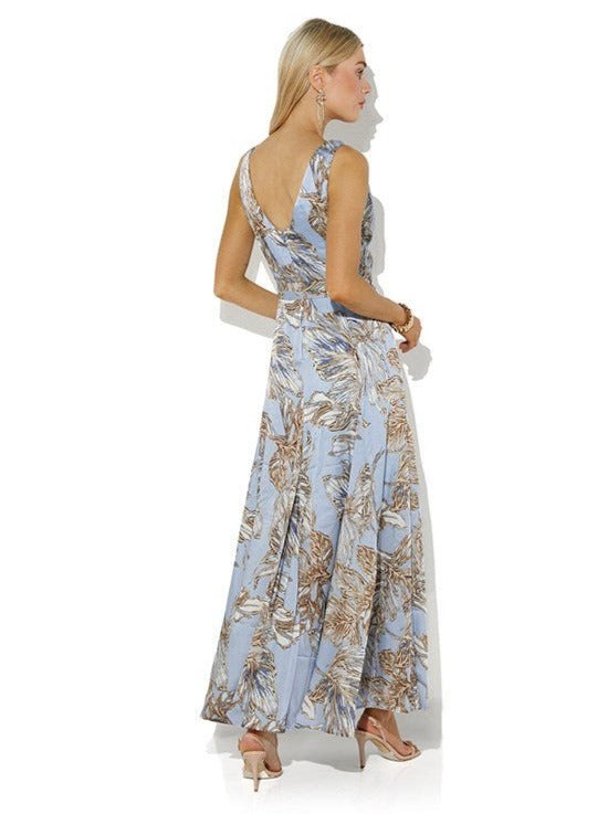 Isabelle Printed Maxi Dress by Montique
