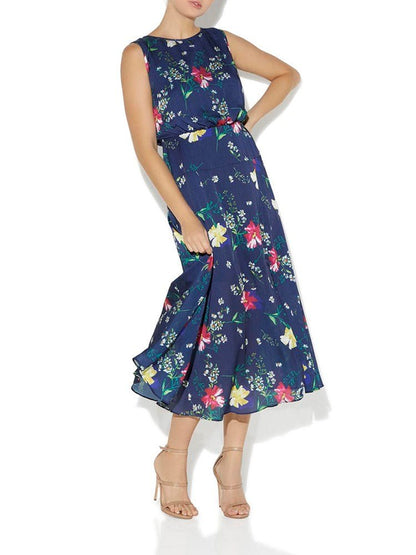 Karli Floral Printed Dress by Montique
