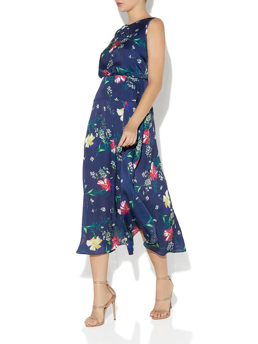 Karli Floral Printed Dress by Montique