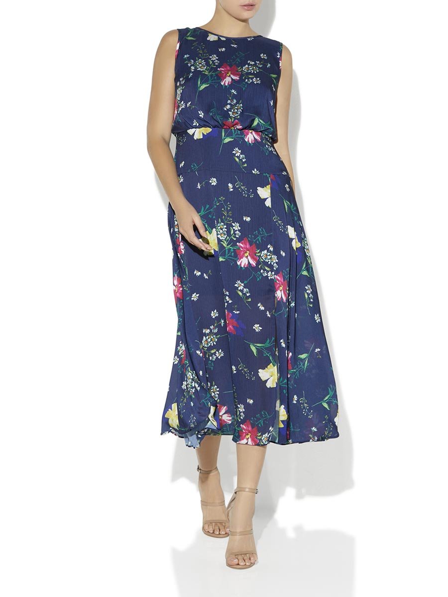 Karli Floral Printed Dress by Montique