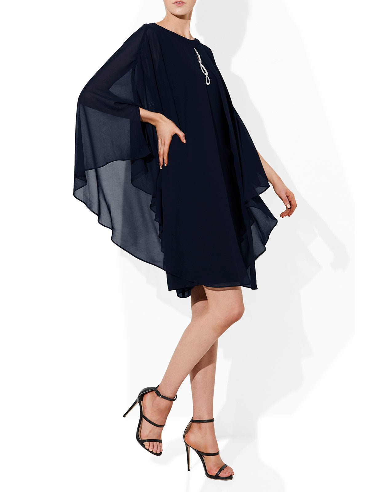 Lauren Navy Cocktail Dress by Montique