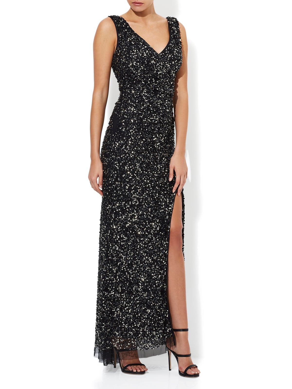 Layla Hand Beaded Gown by Montique