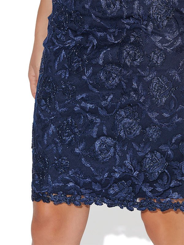 Lilybet Navy Lace Dress by Montique