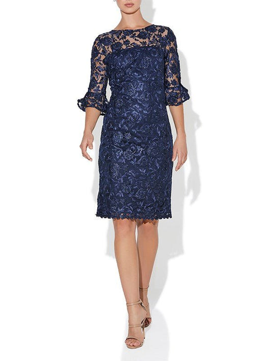 Lilybet Navy Lace Dress by Montique