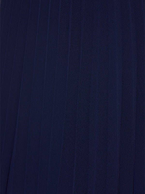Lucien Navy Chiffon Jumpsuit by Montique