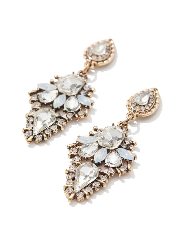 Lyra Crystal Vintage Earrings by Montique