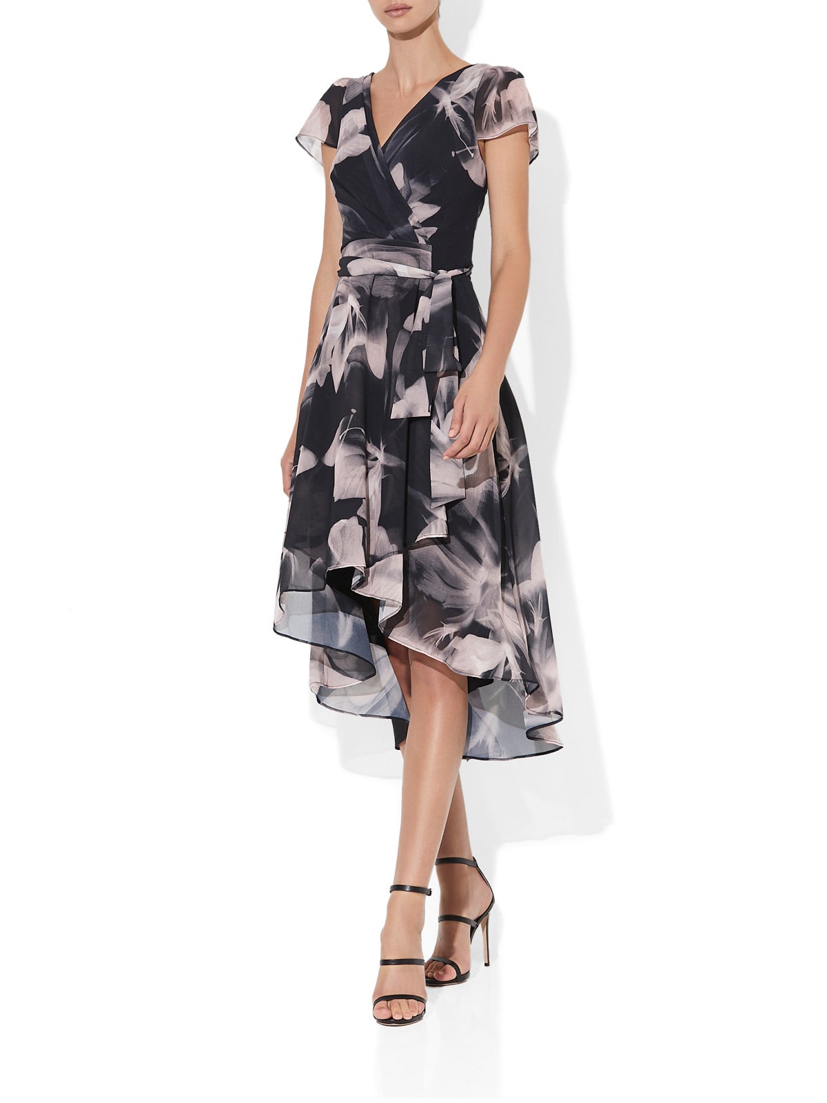 Michelle Chiffon Print Dress by Montique