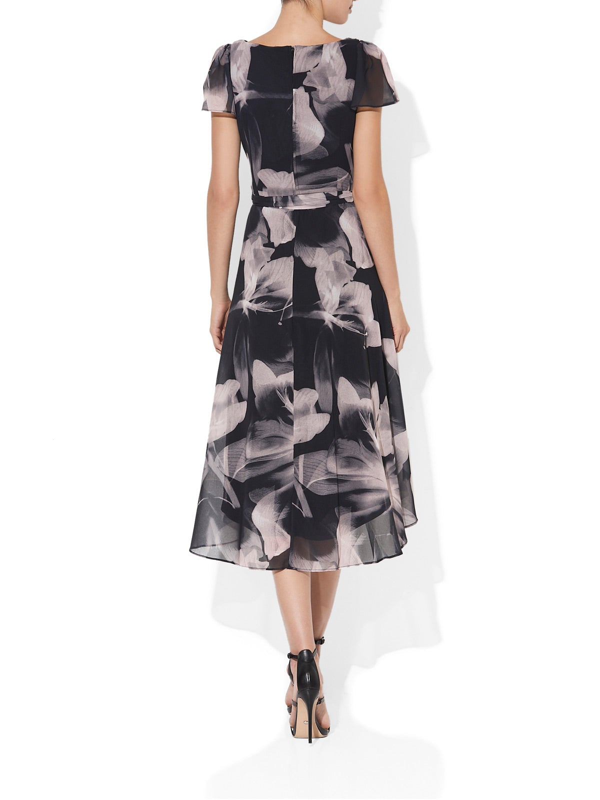Michelle Chiffon Print Dress by Montique