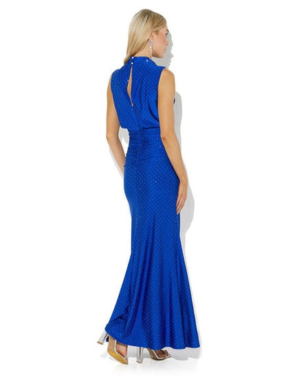 Mira Sapphire Gown by Montique