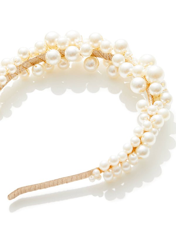 Pearla Gold Headband by Montique
