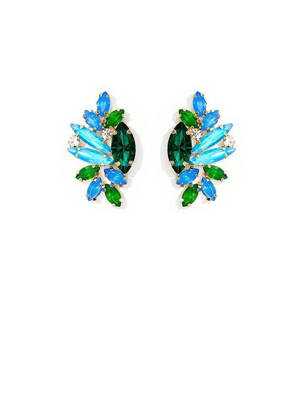 Reni Blue Earrings by Montique