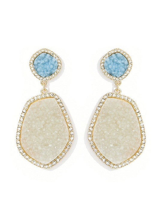 Rhea Blue Earrings by Montique