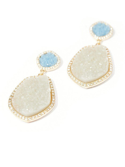 Rhea Blue Earrings by Montique